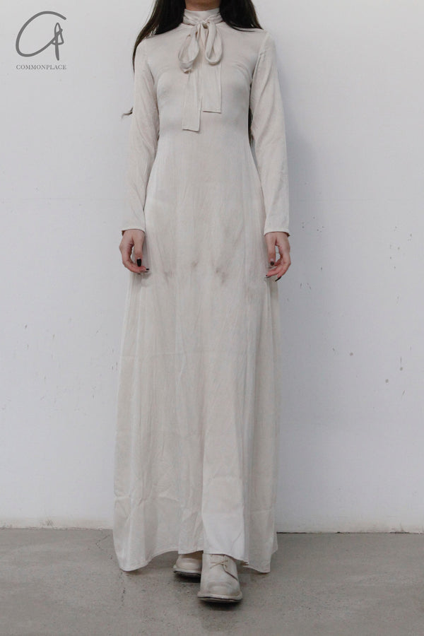 MUTEDANCE stand -up collar waist dress MD22FW68